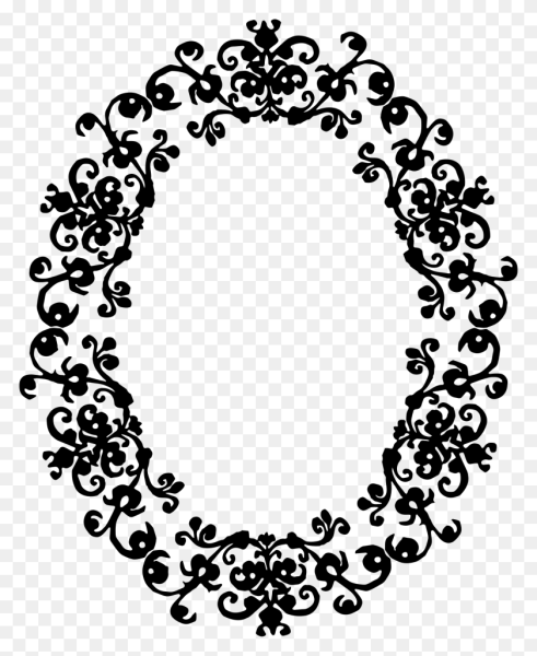 Орнамент по овалу