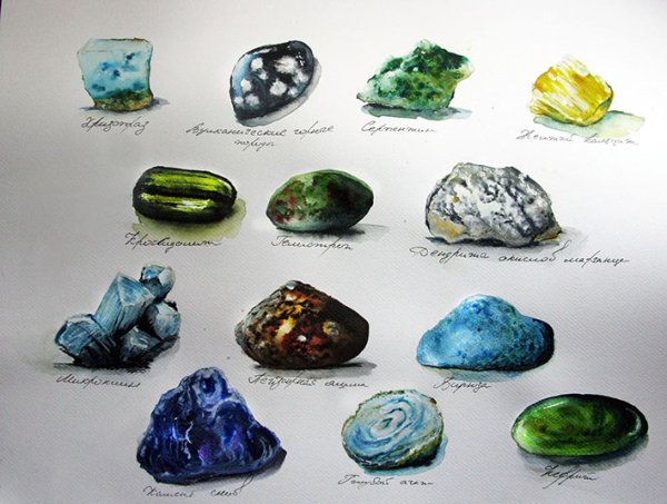 Нарисованный камень