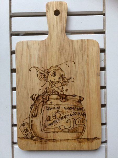 Доска разделочная с Выжиганием