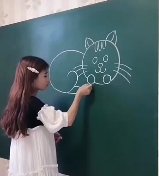 Красивые рисунки на школьной доске