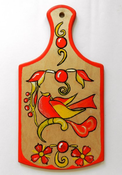 Роспись разделочной доски