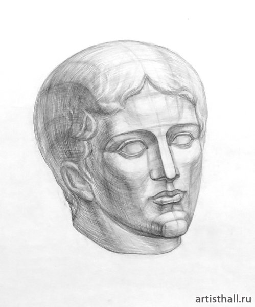 Дорифор гипсовая голова