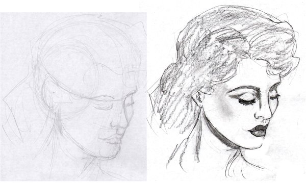 Гипсовая голова Артемида