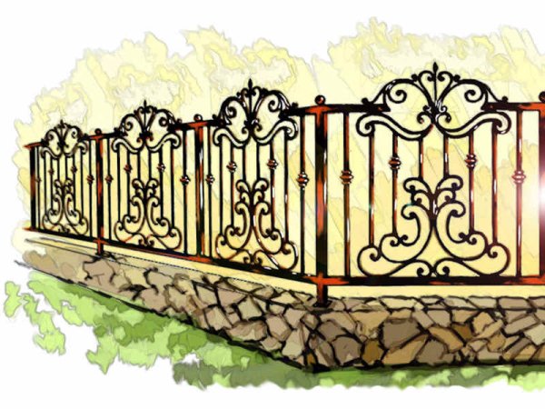 Ограда вектор