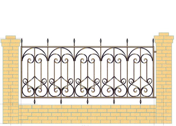 Кованые ворота эскизы