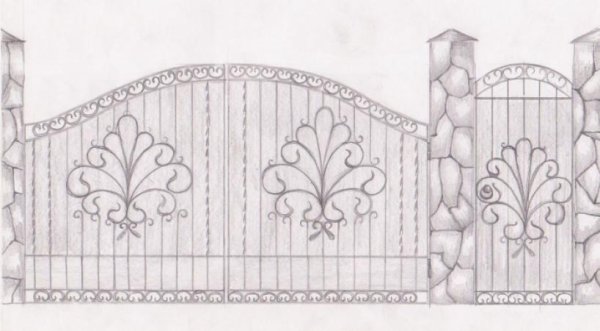 Расписные заборы на даче