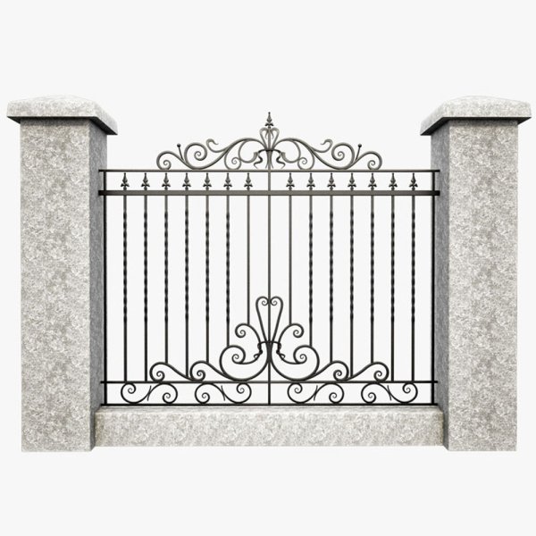 Расписной забор