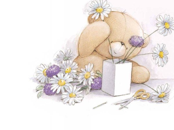 Милая открытка с днем рождения