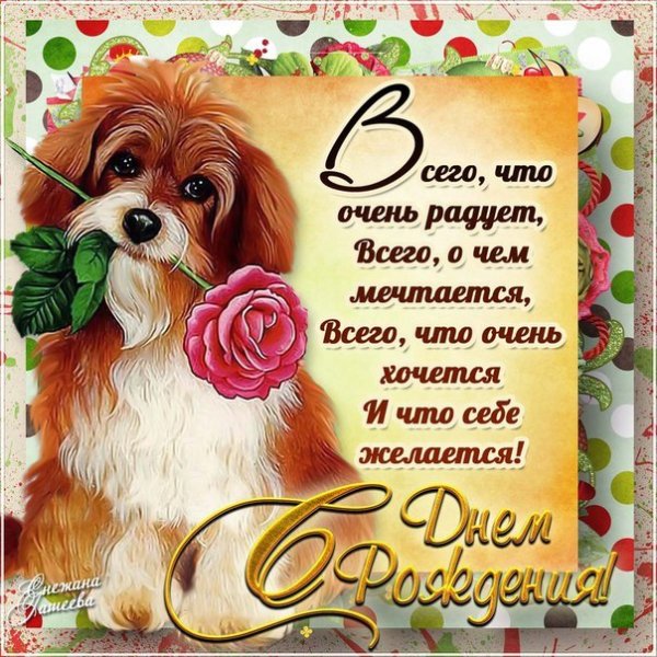 Короткие поздравления с днем рождения в картинках