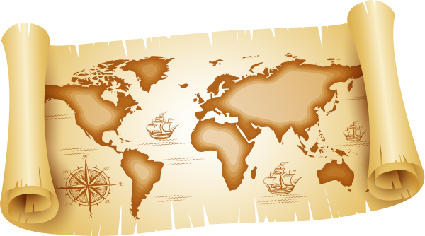 География на белом фоне