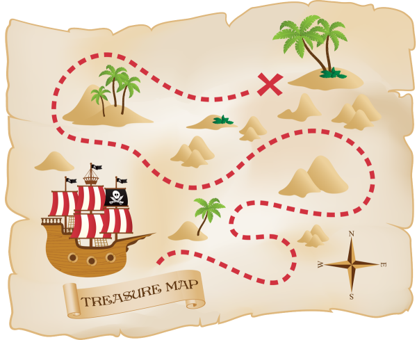 Карта сокровищ пиратов