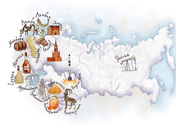 Путешествия по России иллюстрации