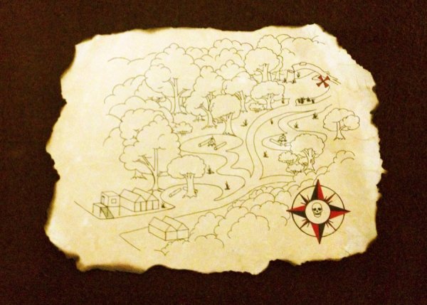 Настоящая Пиратская карта