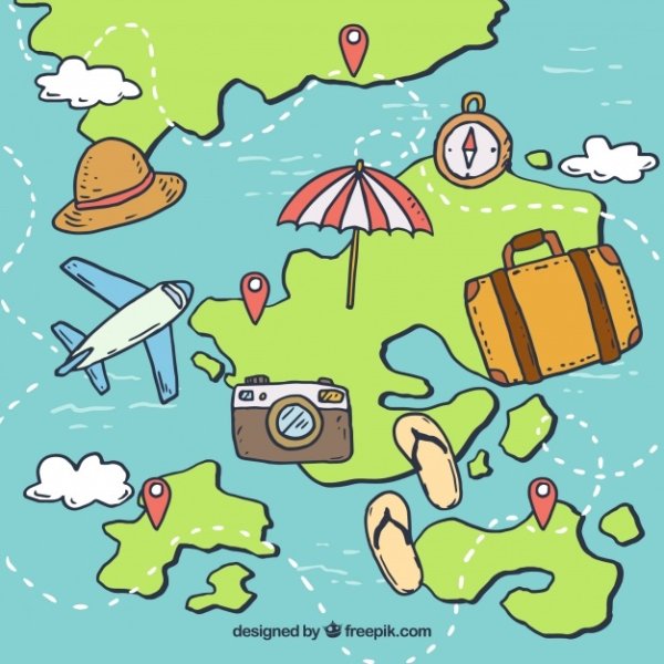 Путешествие иллюстрация