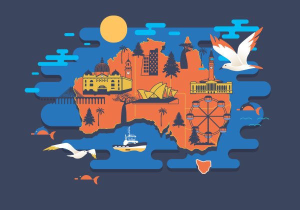 Карта Векторная Графика