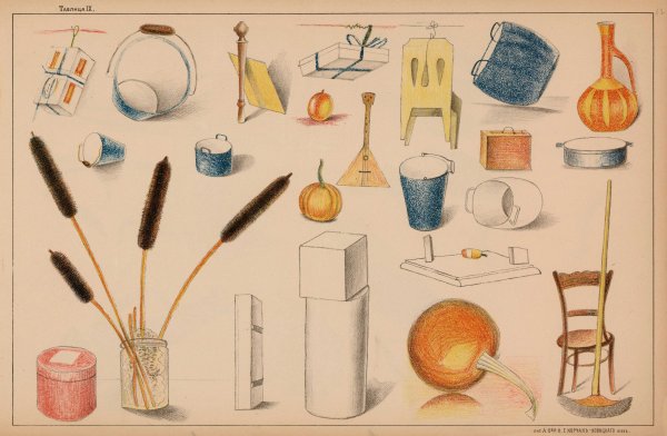 Рисование бытовых предметов