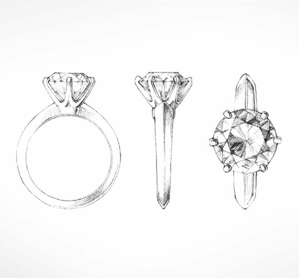 Эскизы ювелирных украшений