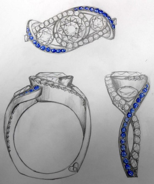 Эскизы ювелирных изделий
