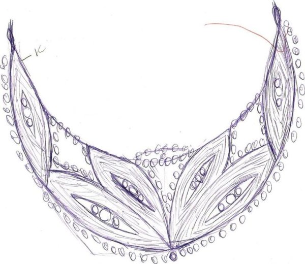 Ювелирные украшения акварелью