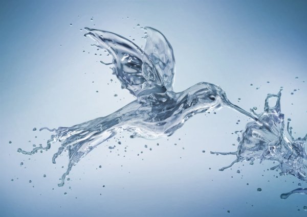 Фигуры из воды