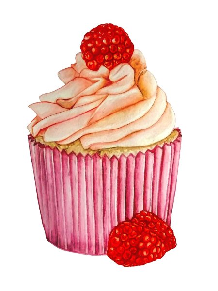 Сладости цветными карандашами