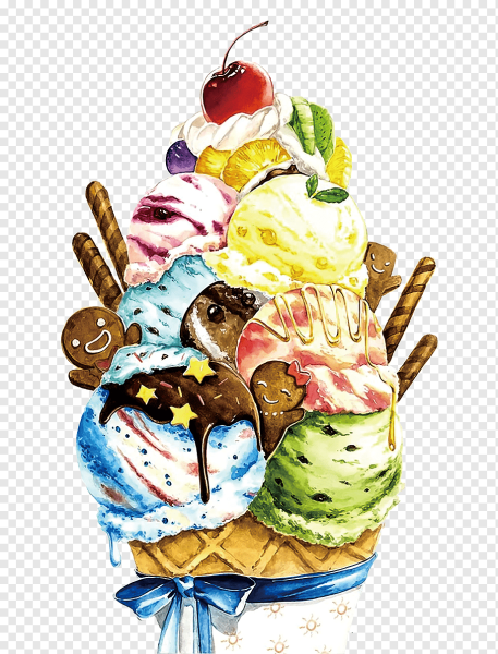 Акварельные сладости