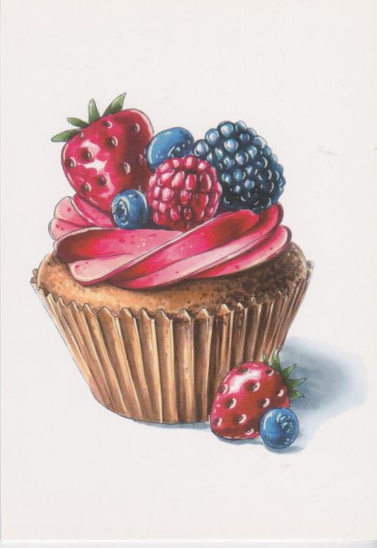 Сладости акварель