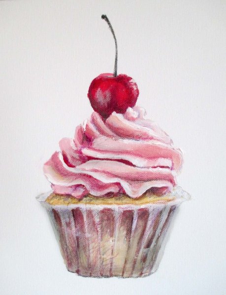 Десерт акварель