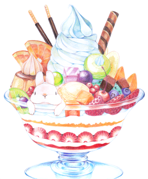 Сладости акварель