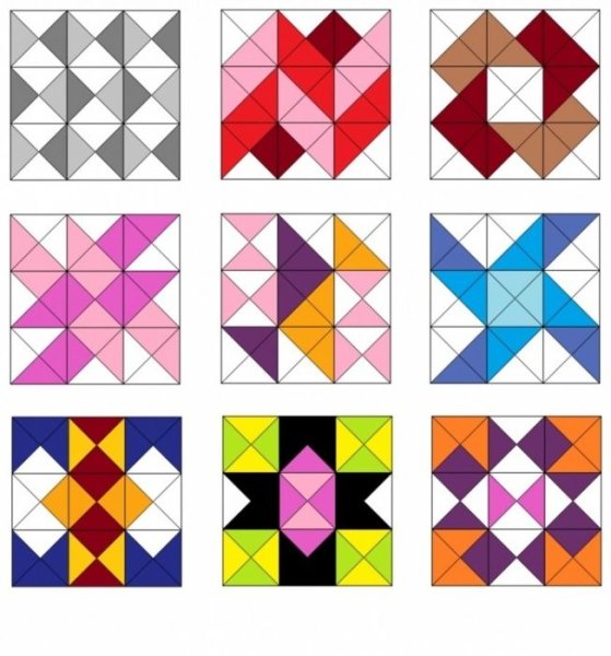 Орнамент из треугольников