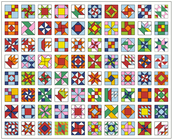 Орнаменты для лоскутного шитья