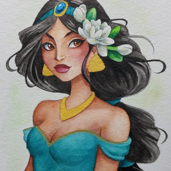 Мама в мультяшном стиле