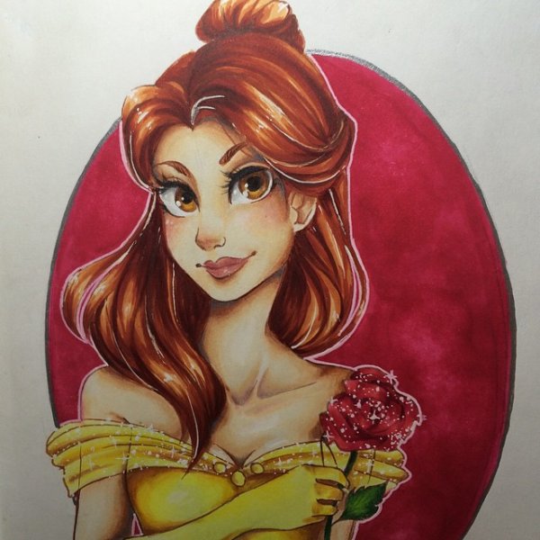 Принцессы для срисовки