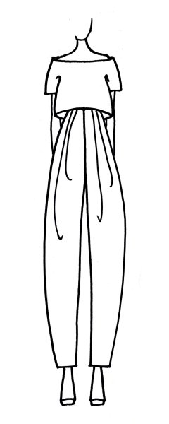 Срисовка платья для начинающих