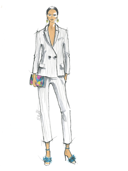 Эскиз мужского костюма