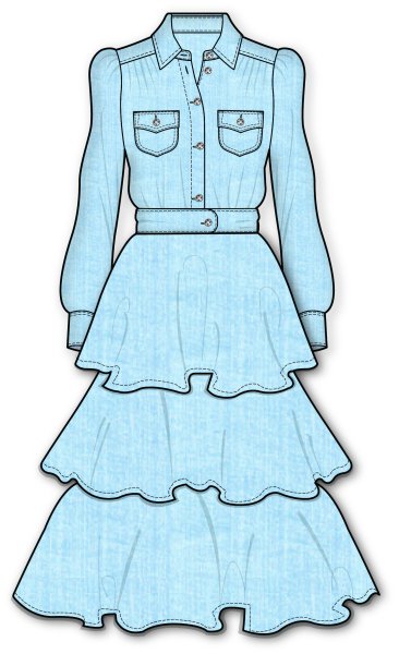 Модные мультяшные Наряды