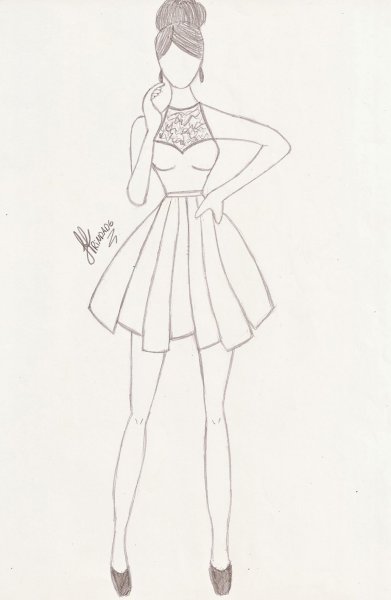 Одежда для рисования девушек