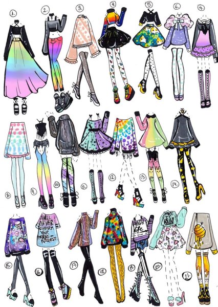 Одежда для срисовки