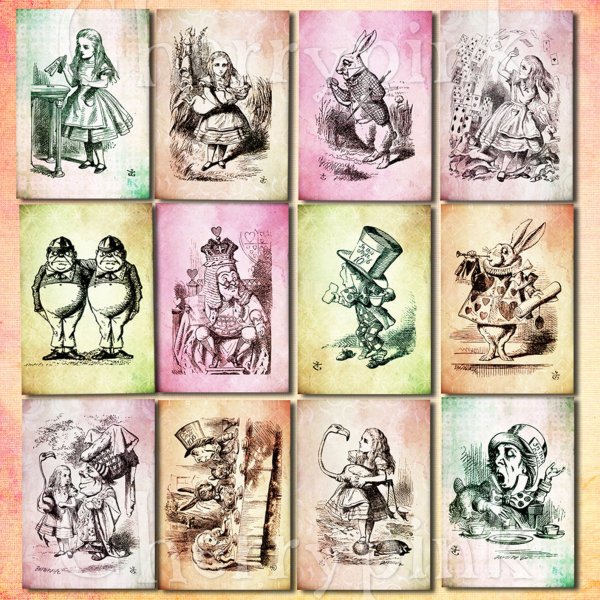 Колода карт Алиса в стране чудес
