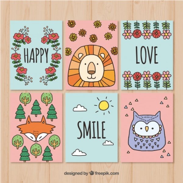 Простые и красивые карточки