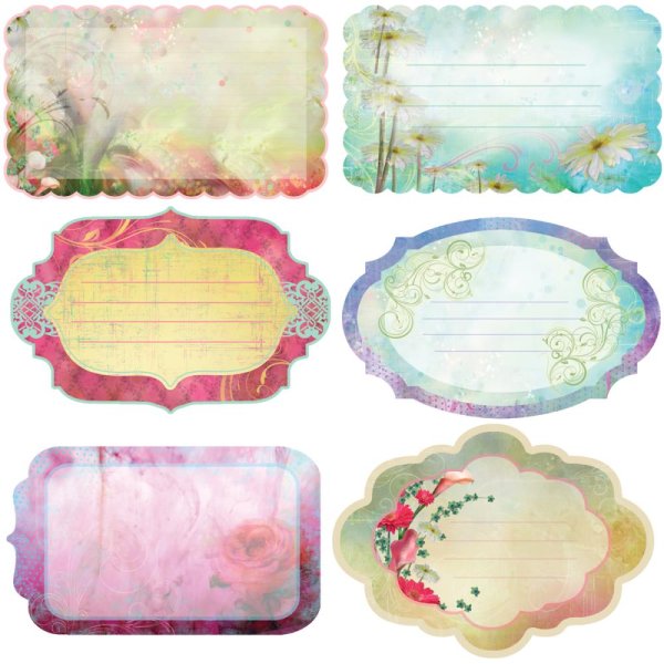 Карточки с надписями