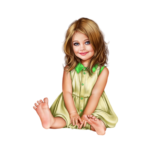 Портрет ребенка на белом фоне