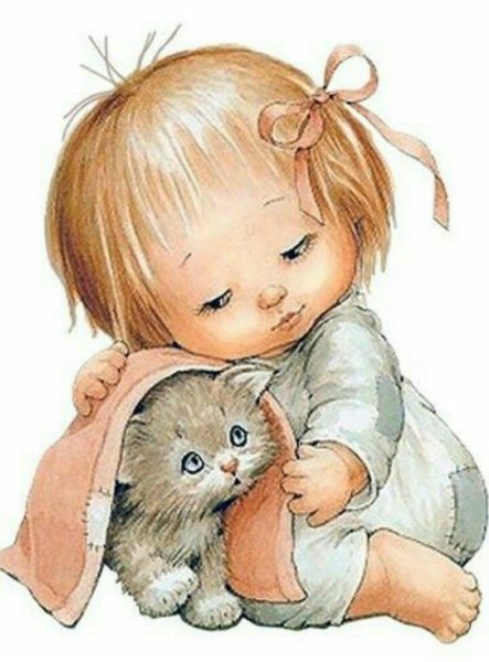 Детки художницы Ruth Morehead