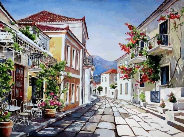 Греческий художник Пантелис Зографос