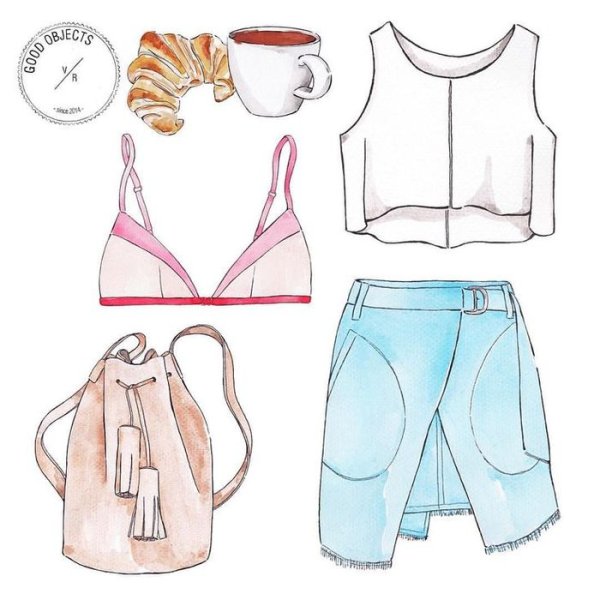 Рисунки одежды для срисовки