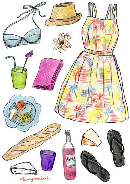 Красивые рисунки вещи