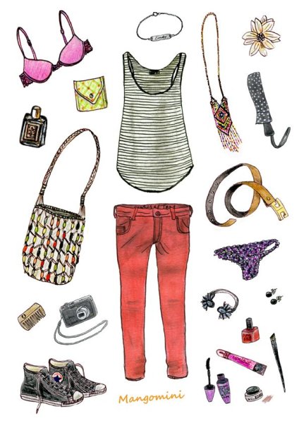 Красивые рисунки вещи