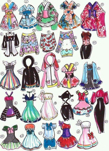 Нарисованная одежда