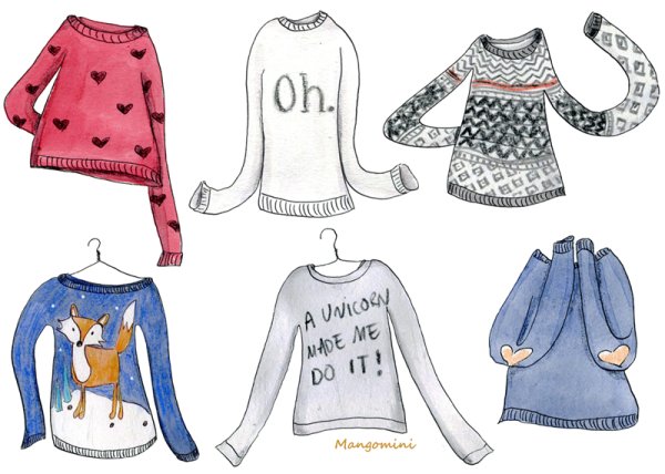 Нарисовать кофту