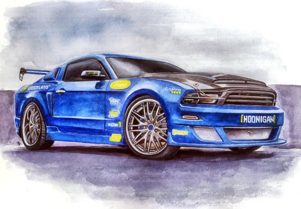 Картина Форд Мустанг